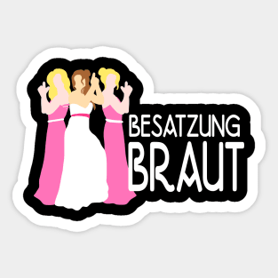 Pleasure Marriage JGA Wedding Ceremony Sause Sticker